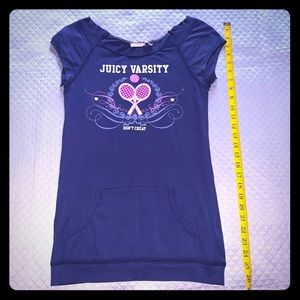 Juicy Couture Fitted Purple Blue Short Sleeve Tee